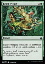 Beast Within FOIL | NM | battlebond | Magic MTG
