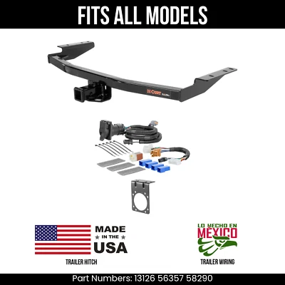 Enganche de remolque Nissan Pathfinder 13-16 + cableado de 7 pines para todos los modelos remolque de corte Foto 1 de 4