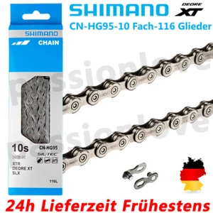 Shimano Deore XT CN-HG95 10 Fach Kette HG-X 116 Glieder MTB Fahrradkette XTR SLX