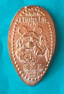 PIRATE MICKEY PIRATES of the CARIBBEAN WDW ELONGATED PRESSED PENNY DISNEY WORLD