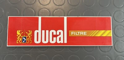 Ducal Filtre Emailschild aus dem Archiv von Boos & Hahn - Bild 1 von 4