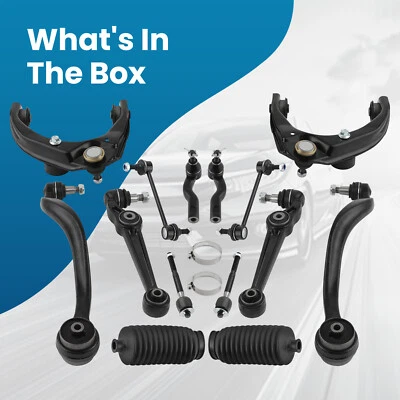 14x Suspension Kit Front Upper Lower Control Arms Sway Bar for Ford Fusion 10-12 - Image 1 of 4