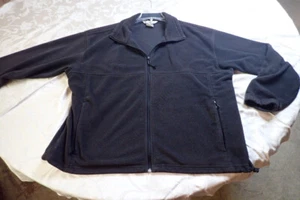 Vintage Columbia Men's Fleece Jacket Dark Gray Full Zipper Size XXL Excellent - Picture 1 of 19