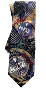 Coca Cola Men's Necktie Always Coca Cola Vintage 59x4" - Picture 1 of 6