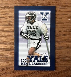Vintage 2004 College Lacrosse Pocket Schedule - Yale University Bulldogs - Picture 1 of 2