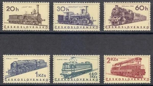 Trenes Checoslovaquia 1966 montado Mi 1603-1608 Sc 1374-1379. Locomotoras ** - Imagen 1 de 2