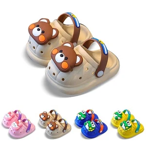 Toddler Boys Girls Garden Clogs Shoes Non-Slip Kids Summer Slippers for Beach - Picture 1 of 33