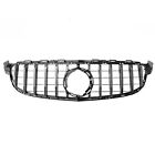 1X Painted Silver Front Bumper Grille For Benz C63 C63s Amg 19-21 Gt W/O Camara