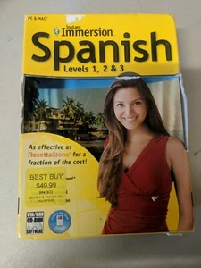 Instant Immersion: Levels 1, 2 & 3 Family Spanish Deluxe Edition ~ #71 - Picture 1 of 1
