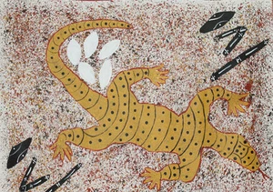 Warrina Designs Australian Aboriginal Art indigenous Painting Canvas Dot Utopia - Picture 1 of 3