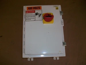 Delta Industrial Services Motor Control Disconnect Panel 480V 30AMP 1/3HP USED - Picture 1 of 7