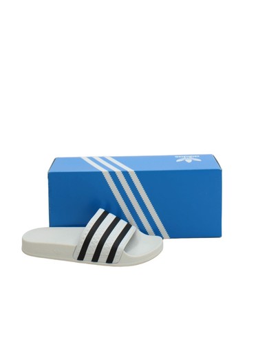 Adidas sandali donna UK 4 bianchi 100% altri slider nuovi con etichette