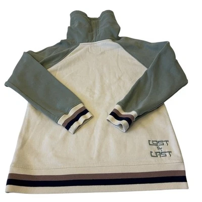 Sudadera para mujer Burton Durable Goods crema/verde pulóver talla M Foto 1 de 4