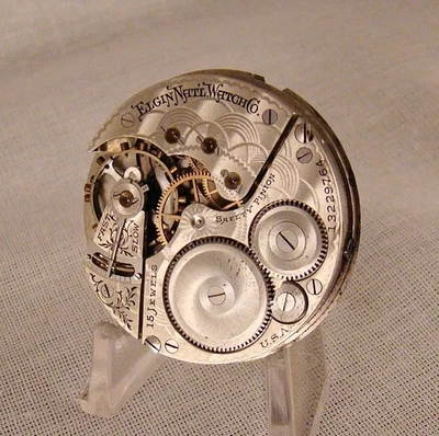 RELOJ BOLSILLO 117 AÑOS MANECILLAS MOVIMIENTO ELGIN 15 JOYAS CAJA CAZADOR TALLA 16s Foto 1 de 4