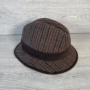 Lock & Co Hutmacher Hut Wolle Fedora Trilby Größe 6 5/8 (21" Durchmesser) braun - Bild 1 von 9