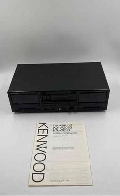 Kenwood KX-W4050 Negro Cable Eléctrico Estéreo Doble Cassette Deck Foto 1 de 4
