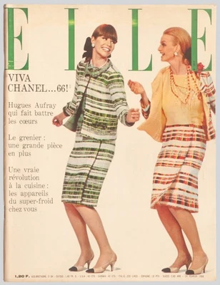 'ELLE' FRENCH VINTAGE MAGAZINE COLLECTION ISSUE 24 FEBRUARY 1966 - Image 1 of 4