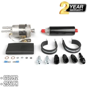 High Pressure EFI Fuel Pump Kit GSL392 LS Swap 255LPH 392-400-939 Walbro Genuine - Picture 1 of 16