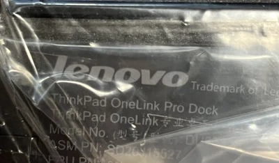 Lenovo 03X7011 ThinkPad OneLink DU9033S1 Dock DVI DisplayPort USB 3.0 Foto 1 de 4