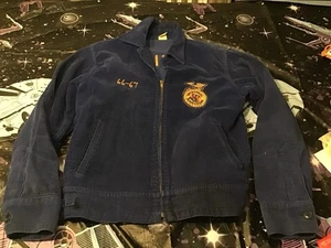 Vintage 66-67 F.F.A Corduroy Work Jacket Westerville, Ohio Size 38 - Picture 1 of 8