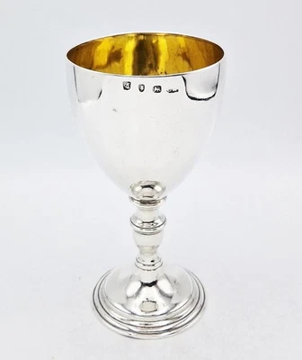 FINA COPA/COPA DE VINO DORADO PLATA ESTERLINA GEORGIANA Londres 1774 Foto 1 de 4