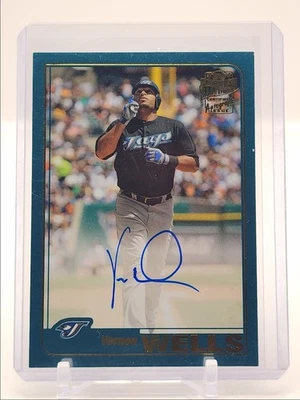 VERNON WELLS 2019 TOPPS ARCHIVES FAN FAVORITES AUTOGRAPH AUTO Q4347 - Image 1 of 2