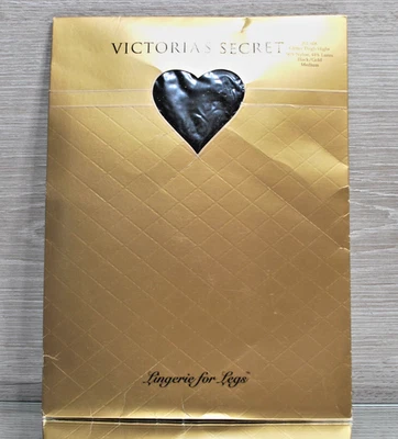 Victoria's Secret Glitter Mesh Black & Gold Lingerie for Legs Thigh High Size M - Image 1 of 4