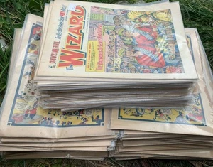 1940s-1960s Vintage WIZARD Comics x160+ Approx - Picture 1 of 4