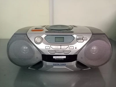 Philips AZ7104/00 CD Radio Kassettenrekorder Boombox–Ersatzteilspender (B4 1123) - Bild 1 von 4