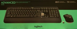 Logitech - MK540 - Advanced Wireless Keyboard and Wireless Mouse Combo - Black - Picture 1 of 3