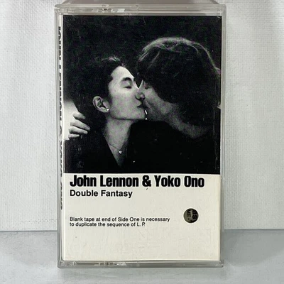 John Lennon & Yoko Ono Double Fantasy 1980 Audio Cassette Geffen Records Tested - Image 1 of 4