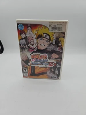 Nintendo Wii - Naruto Shippuden Clash Of Ninja Revolution III - Complete Tested - Image 1 of 4