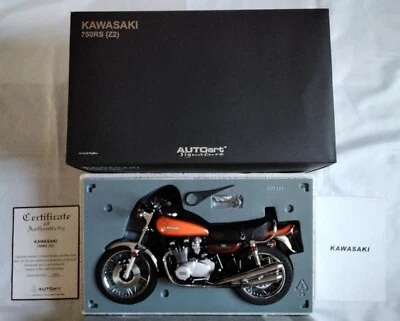 06006 Kawasaki 750RS (Z2) Candy Brown/Orange Motorcycle 1:6 AUTOart NEW Boxed - Image 1 of 4