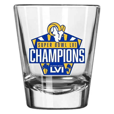 Los Angeles Rams Super Bowl LVI Champions 2oz. Shot Glass Cover