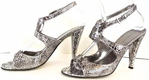 Enzo Angiolini Gray High Heel Women's Shoes 6.5M Open toe High Heel*1008 - Picture 1 of 7