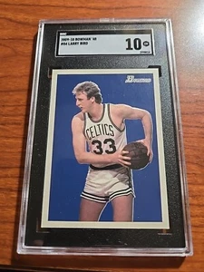 2009-10 BOWMAN #84 LARRY BIRD SGC 10 MINT 🏆🏆🏆🏀💥 - Picture 1 of 8
