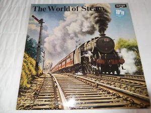 The World Of Steam (LP) Argo Transcord SPAA103 ~Railway  Vinyl Record - Picture 1 of 3