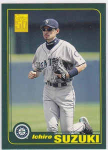 ICHIRO SUZUKI ROOKIE Week Topps Baseball Card SEATTLE MARINERS Japan MLB HOFer! - Photo 1/2