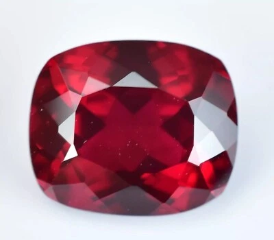 Natural Pyrope Garnet 8.20 Ct Cushion GIE Certified Mozambique Loose Gemstone - Image 1 of 4