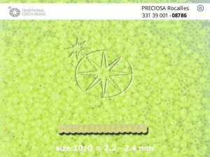 Czech 11/0 Preciosa Color-L Transparent Rocaille Glass Seed Beads 12-strand Hank