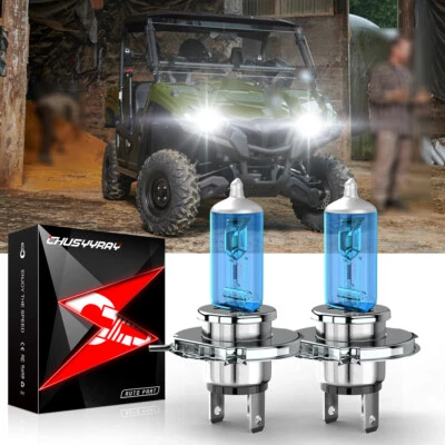 H4 Halogen Headlight Bulbs For Can-Am Outlander Max 400 500 570 650 800 800R 450 - Image 1 of 4