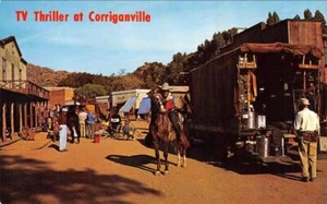 Juego de películas de TV del oeste de CORRIGANVILLE, CA Silvertown Cowboy Bat Masterson de colección - Imagen 1 de 2