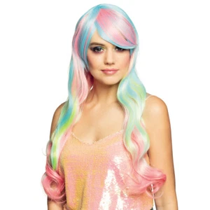Cosplay Langhaar-Perücke Einhorn Anime Prinzessin Karnevalsperücke Unicorn Fee - Bild 1 von 1