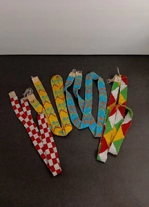 Handbeaded Decorative Strips From Africa 32" X .75" NEW 4 Strips - Bild 1 von 9