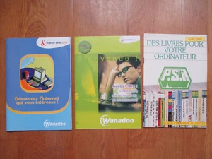 LOT DE PUBLICITES WANADOO ET CATALOGUES PSI (PC VINTAGE ) - Photo 1/5