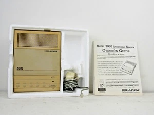Vintage Code a Phone 2920 Dual Microcasette answering system "Working" - Afbeelding 1 van 9