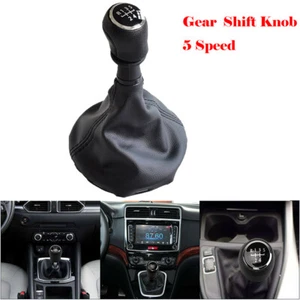 5 Gang Schaltknauf Schaltsack Schalthebel Für Volkswagen T5 T5.1 Gp 2003-2011 - Bild 1 von 9