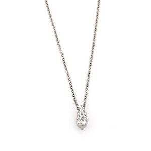 Hearts on Fire Triplicity Diamond 18k White Gold Pendant Necklace