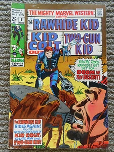 Mighty Marvel Western No.6 from 1969 (F) Rawhide Kid, Kid Colt, Two-Gun Kid - Picture 1 of 3
