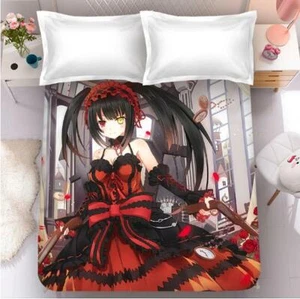 DATE A LIVE Kurumi Tokisaki Anime Manga bettlaken betttücher Sheet Bedsheet - Picture 1 of 2